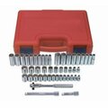 K-Tool International Socket Set 3-8 Drive 47 Piecee 12 Point KTI22547